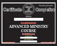 Advanced Ministry Certificate of Completion [8.5 x 11]
